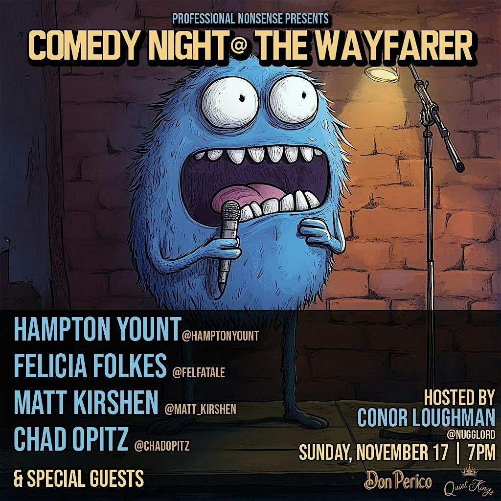 Comedy Night feat Hampton Yount, Felicia Folkes, Matt Kirshen, Chad Opitz