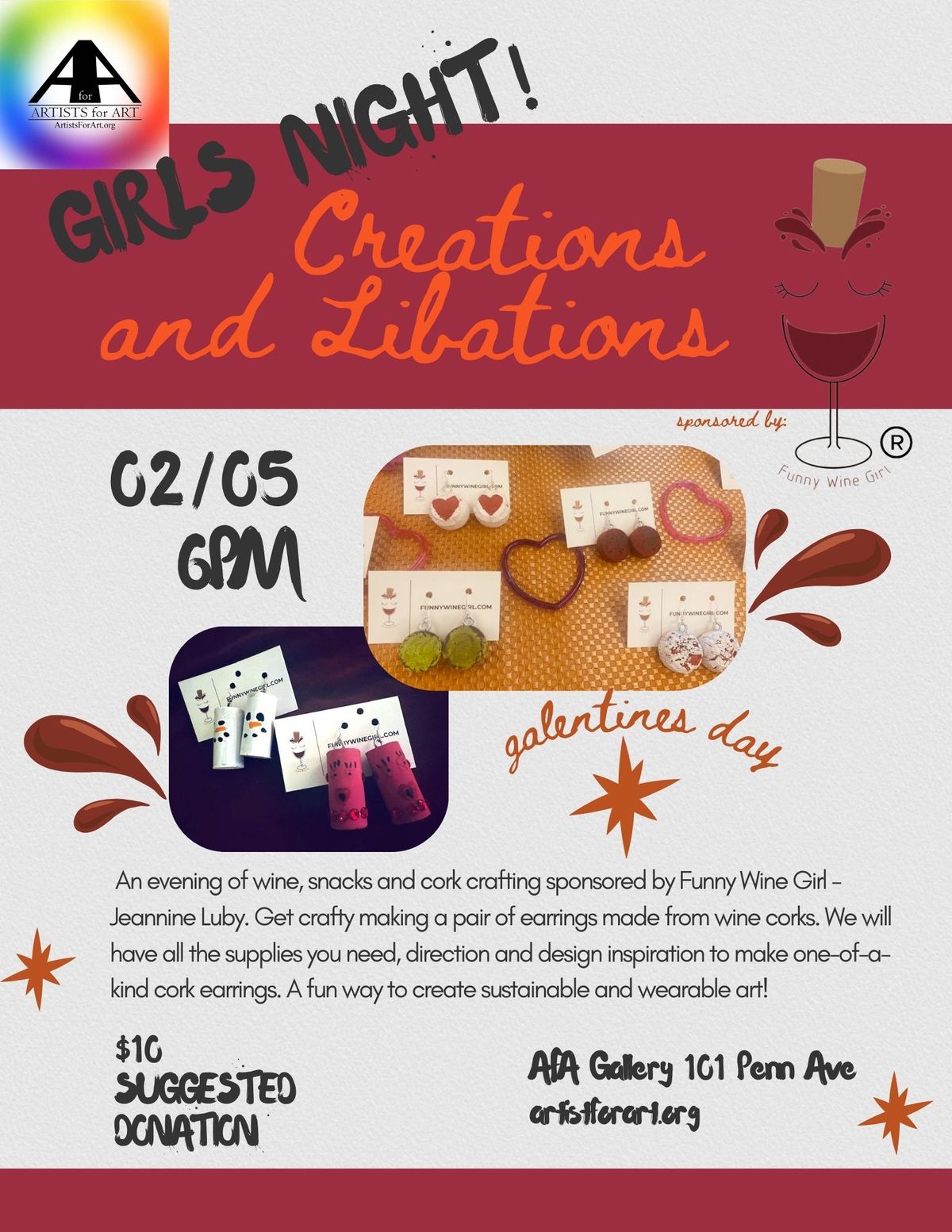 Galentine's Creations and LIbations