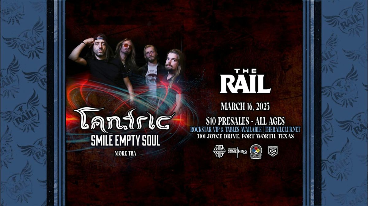 Tantric, Smile Empty Soul, Pulsifier and more at The Rail!