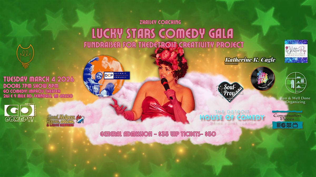 Lucky Stars Comedy Gala Fundraiser for the Detroit Creativity Project