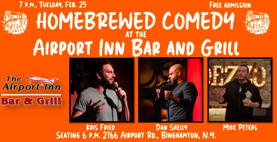 Homebrewed Comedy at the Airport Inn Bar and Grill