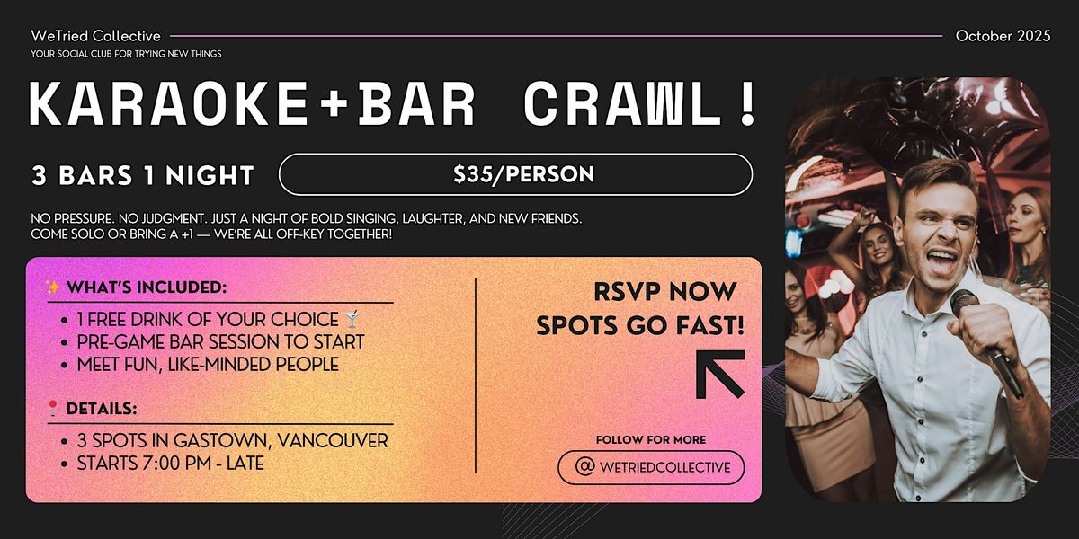 WE TRIED: Karaoke + Bar Crawl