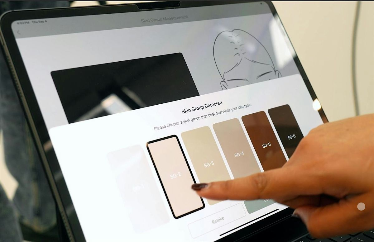 K beauty Skincare Facial and 3D Skin Scan