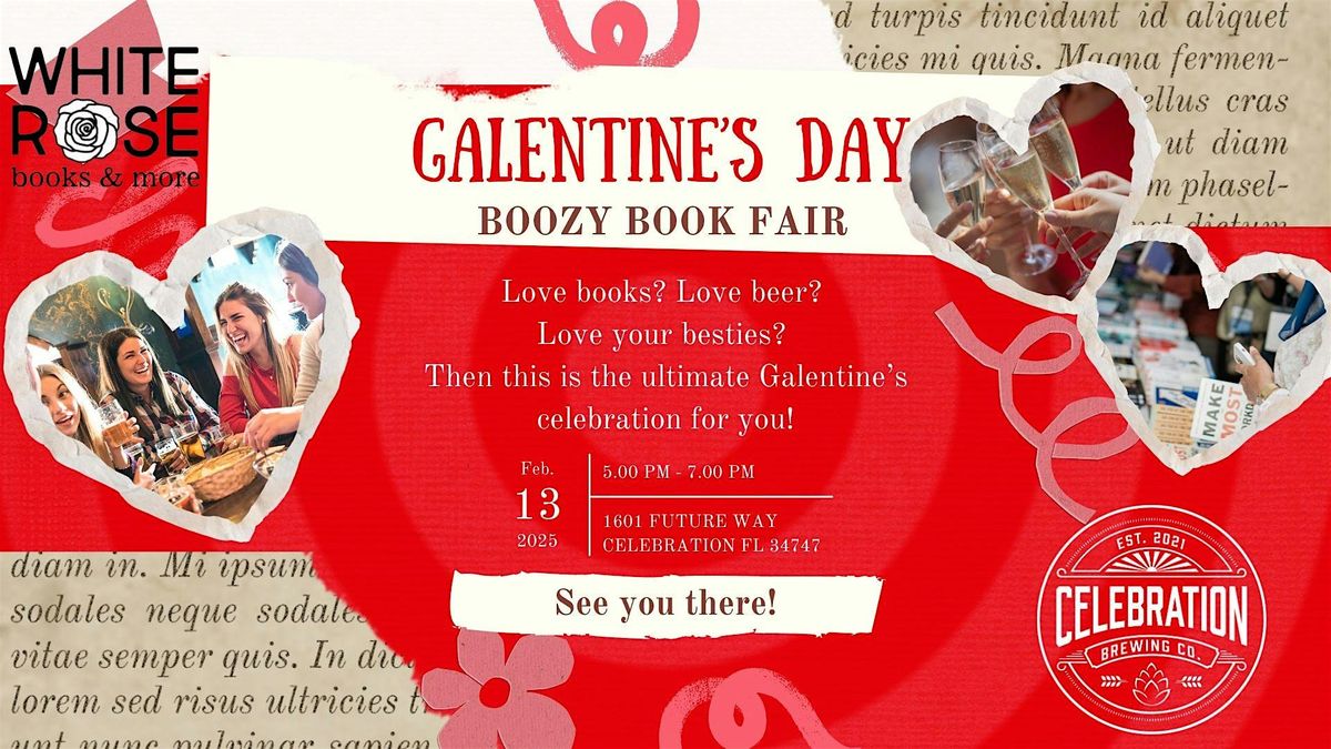 Galentine\u2019s Day Boozy Book Fair