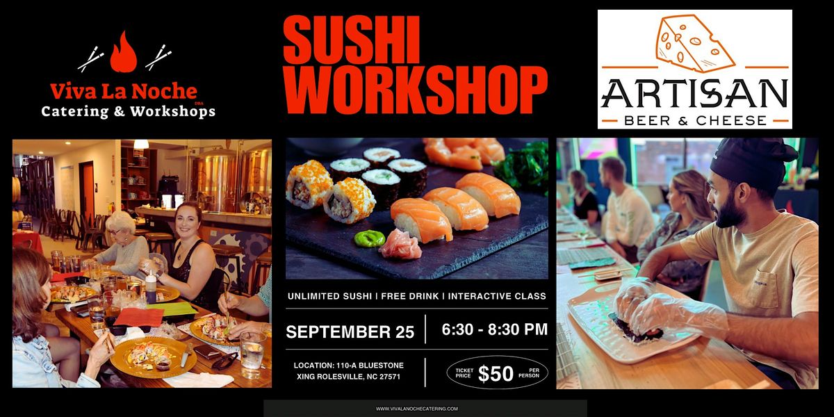 Sushi Workshop Artisan Beer & Cheese