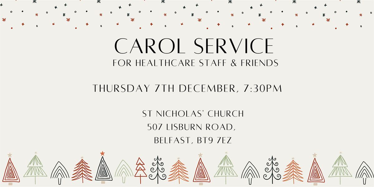 Carol Service for Healthcare Staff and Friends