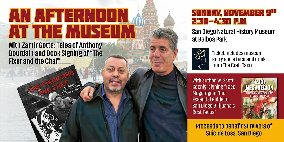 An Afternoon at the Museum: Zamir Gotta Bourdain Tales & Book Signing