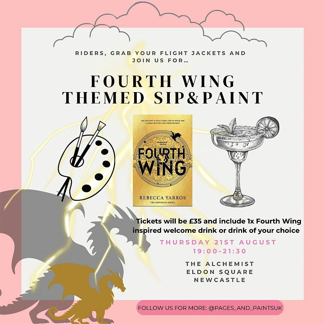 Fourth Wing Sip & Paint