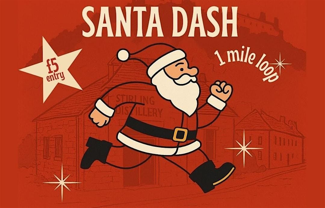 Stirling Distillery's Santa Dash 2025