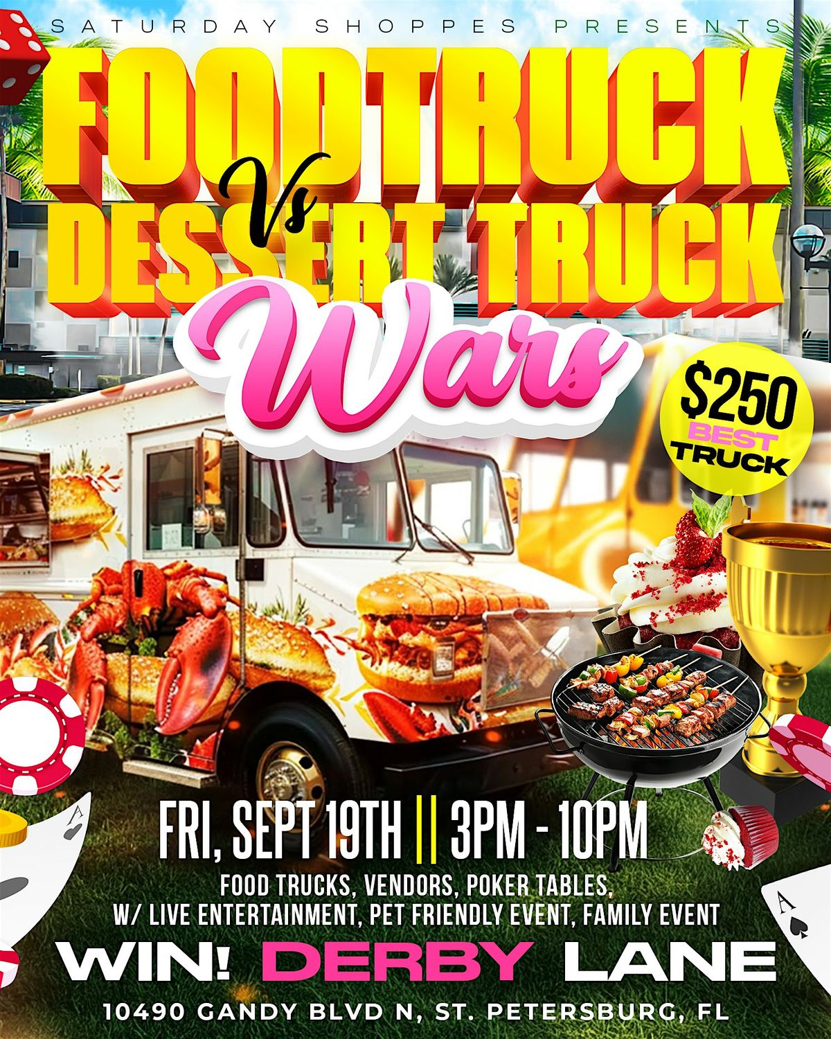 Food & Dessert Truck Wars + Jazz on the Lane