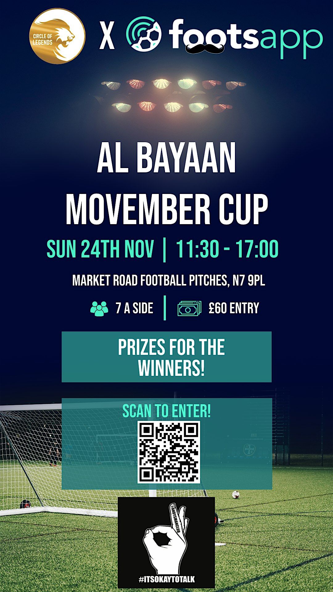 Al Bayaan Movember Cup - Powered by Footsapp