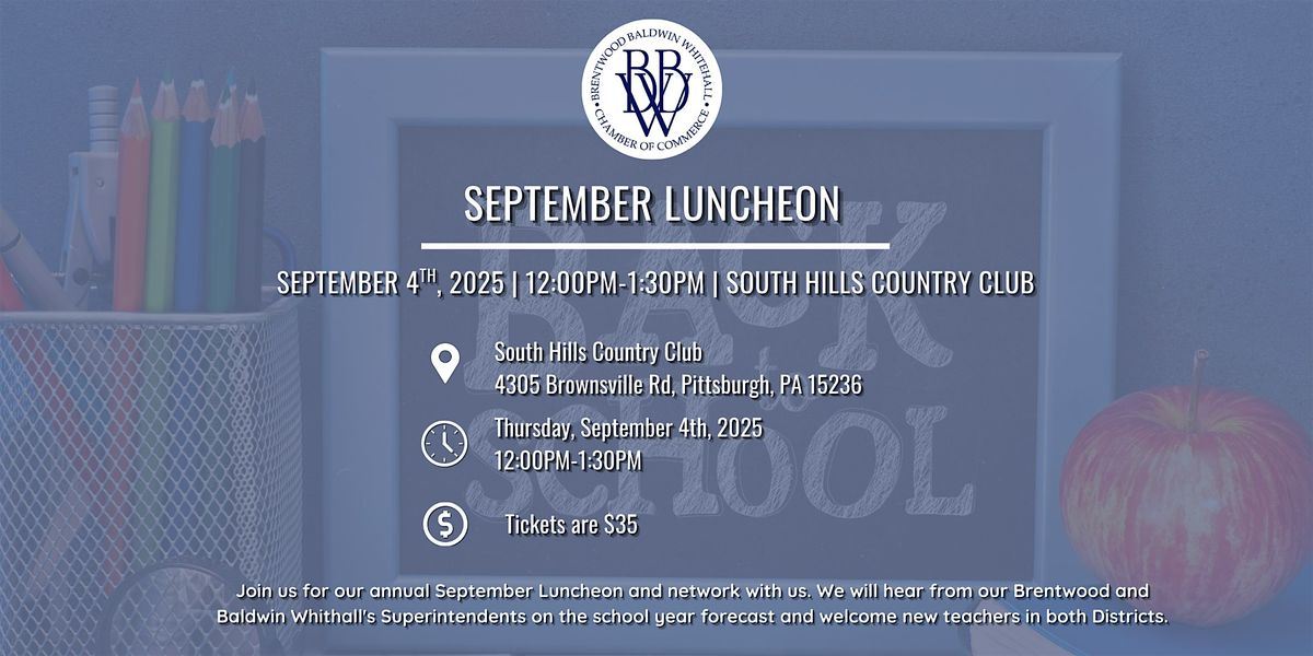 September Luncheon
