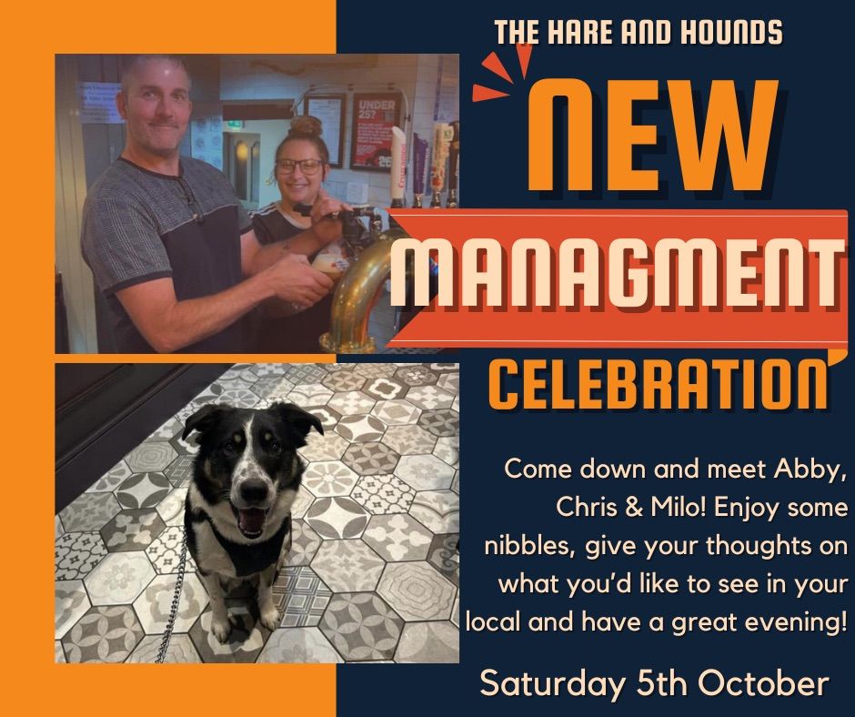 New Management Celebration at Hare and Hounds Kidderminster