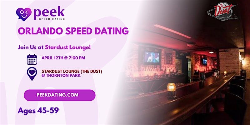 Orlando Speed Dating  (Ages 28-42) @ Stardust Lounge by Peek Dating