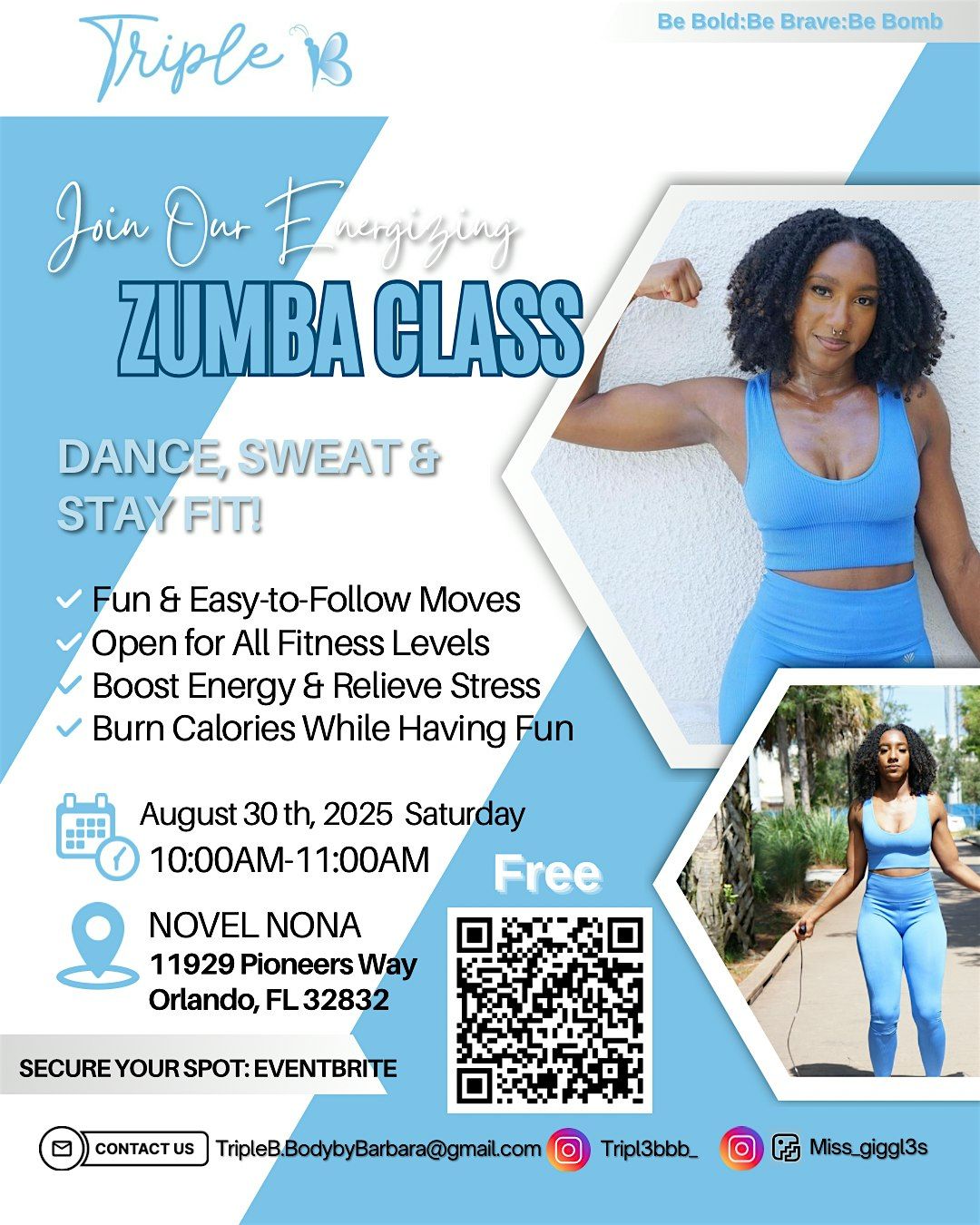 Zumba dance class