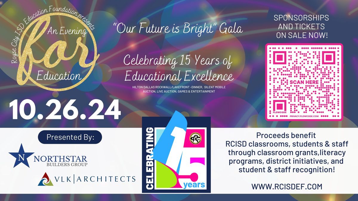 4th Annual An Evening for Education, Our Future is BRIGHT Gala