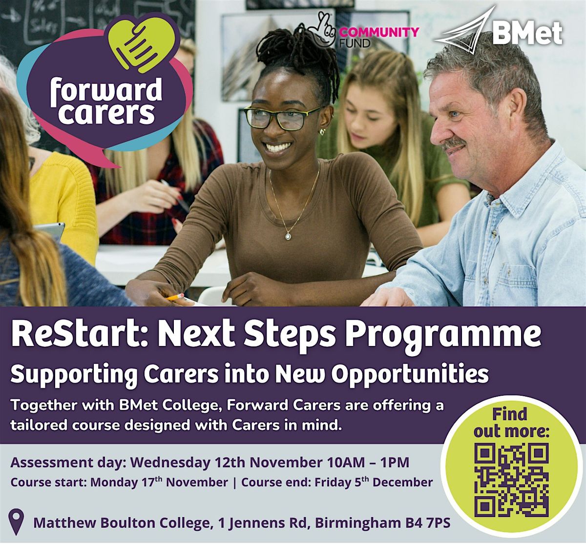 Restart Next Steps Programme: Supporting Carers into New Opportunities