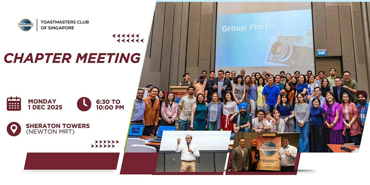 Discover Public Speaking with Toastmasters @ Sheraton Towers