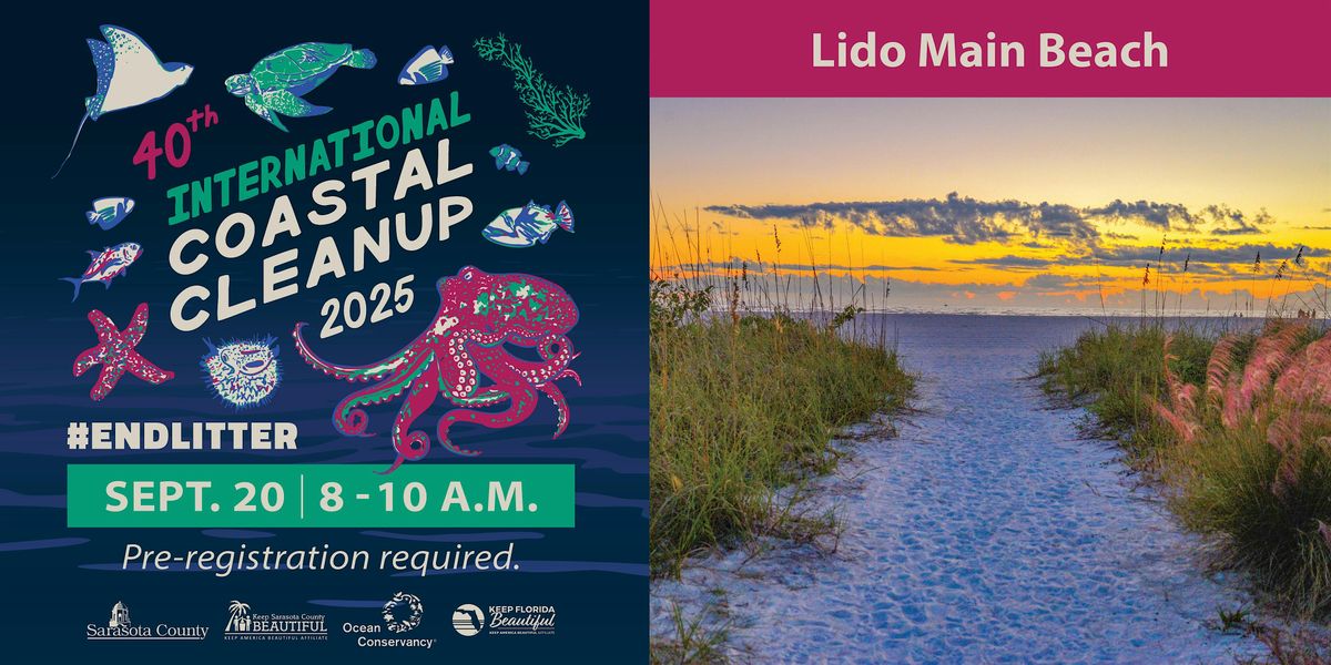 Lido Beach: International Coastal Cleanup