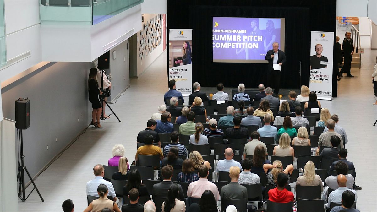 Dunin-Deshpande Innovation Centre Regional Pitch Competition 2025