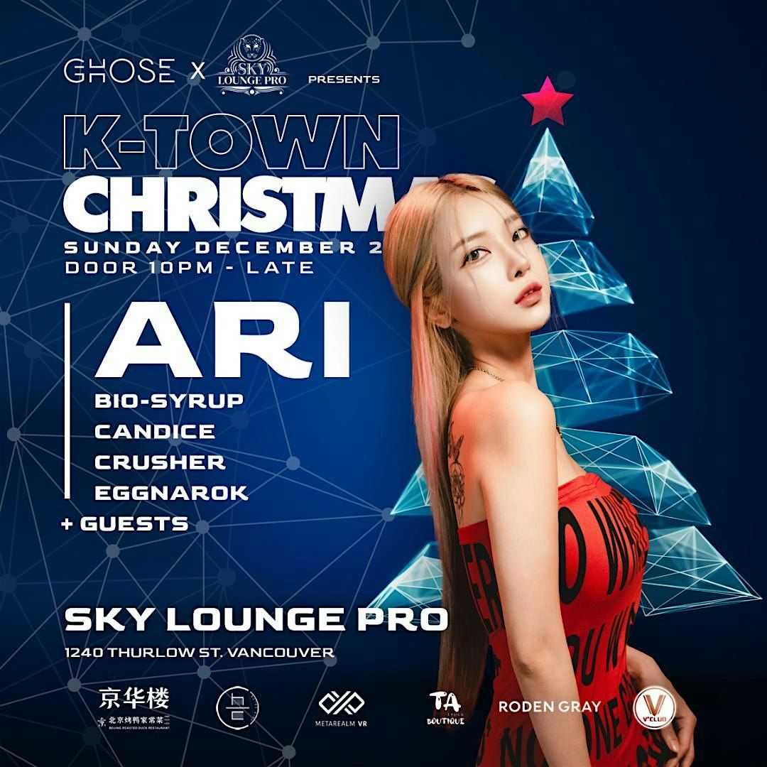 K-Town Christmas \/ DJ ARI @ Sky Lounge Pro