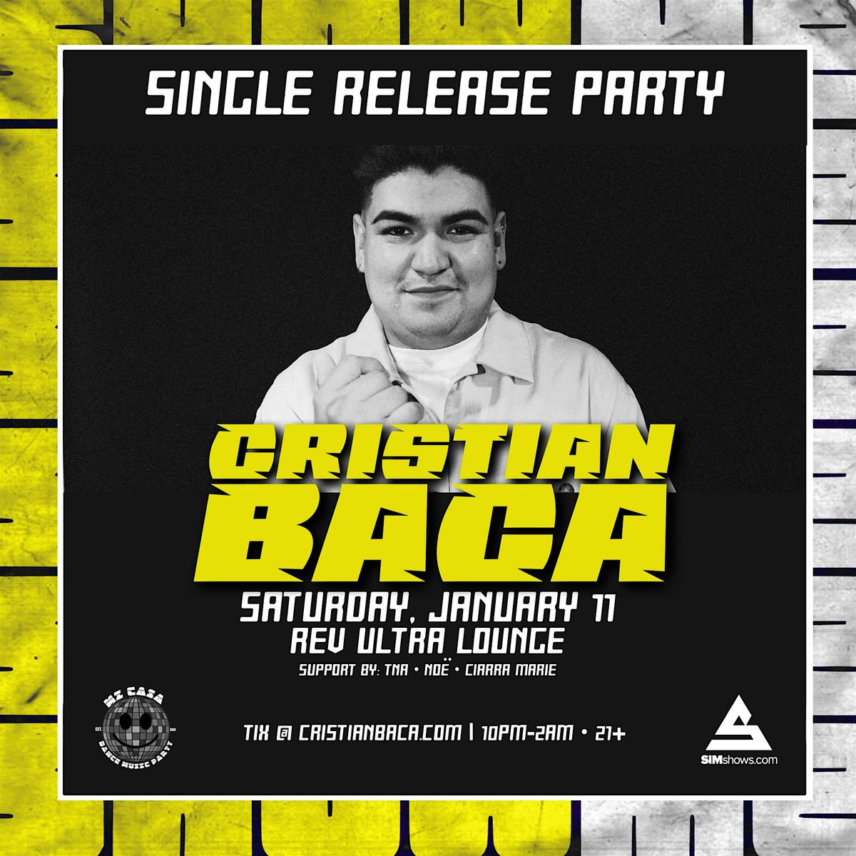 CRISTIAN BACA: Single Release Party (21+)