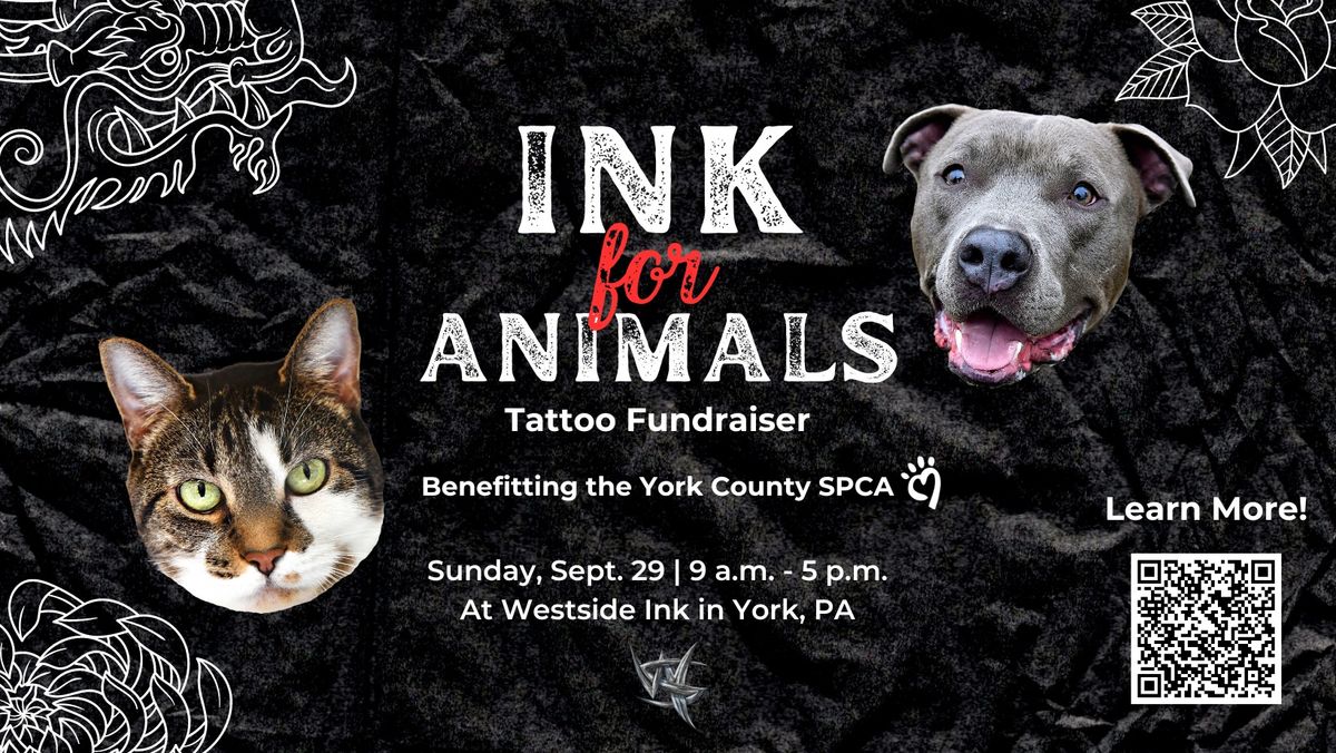 EVENT FULL: Ink for Animals: Tattoo Fundraiser