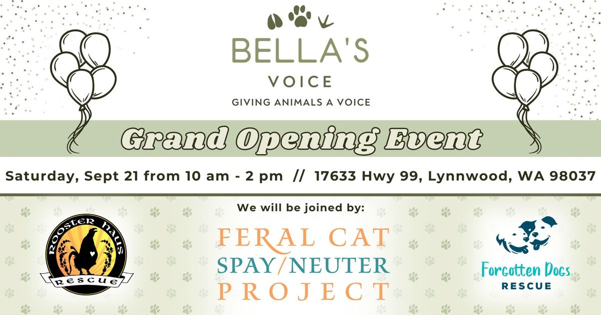 Bella's Voice Grand Opening