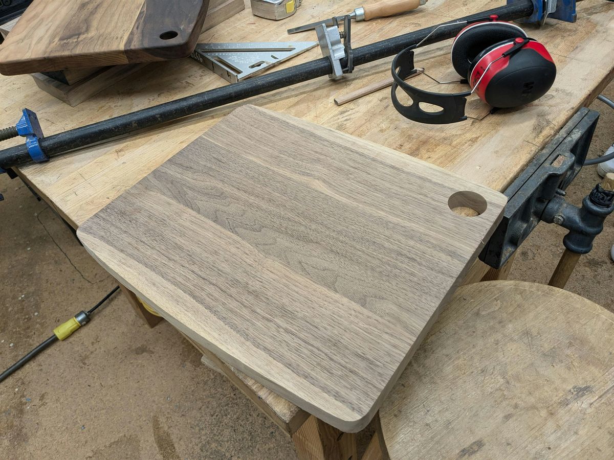 Workshop Orientation with Project Focus: Walnut Cutting Board