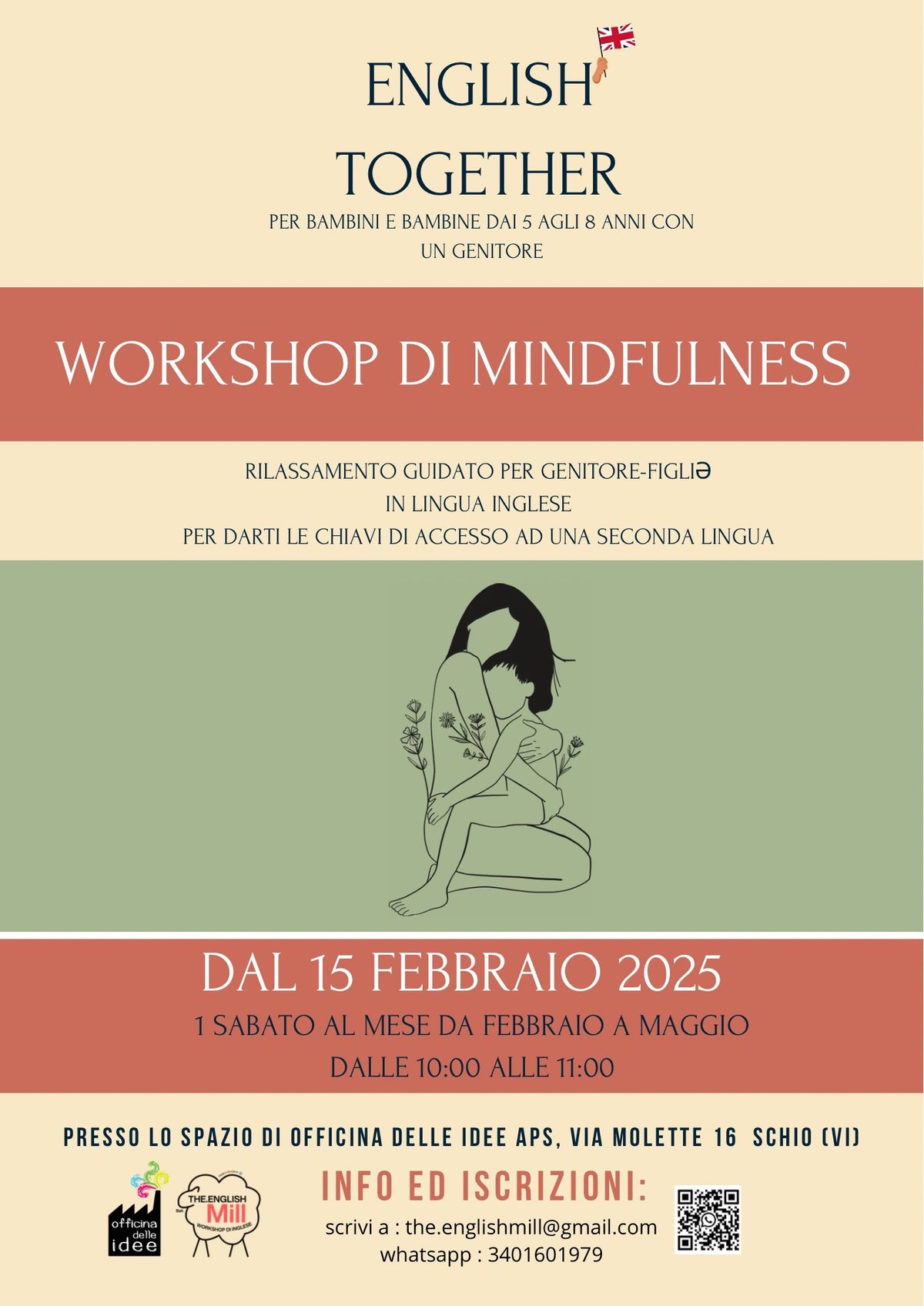 English Together , mindfulness workshop genitore-figli\u0259