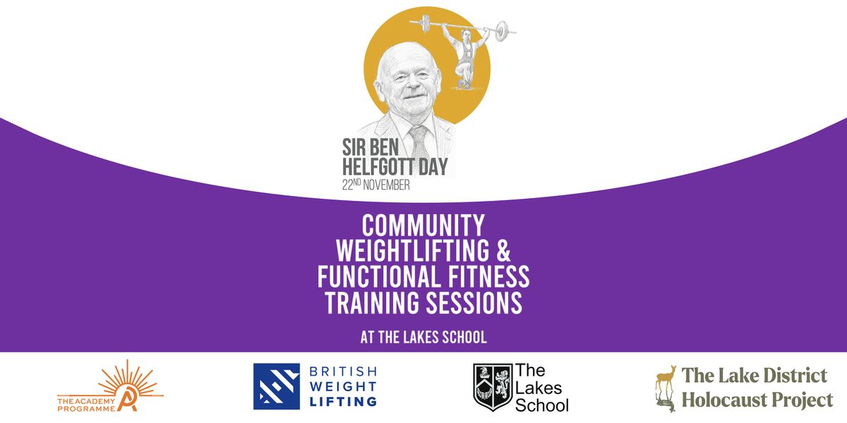 Weightlifting (For Ages 16+) | Sir Ben Helfgott Day