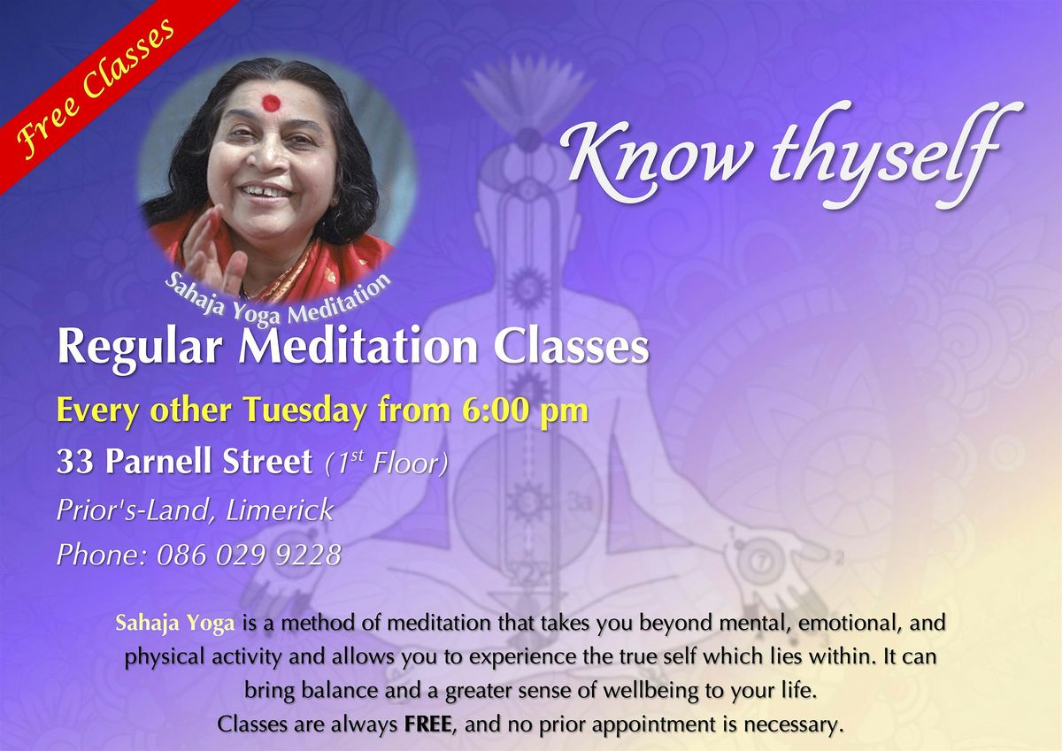 Sahaja Yoga - Free Meditation in Limerick City