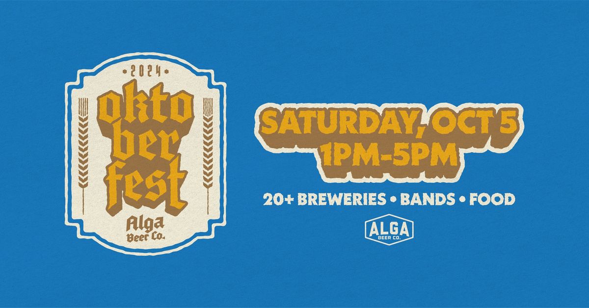 OKTOBERFEST AT ALGA BEER CO.