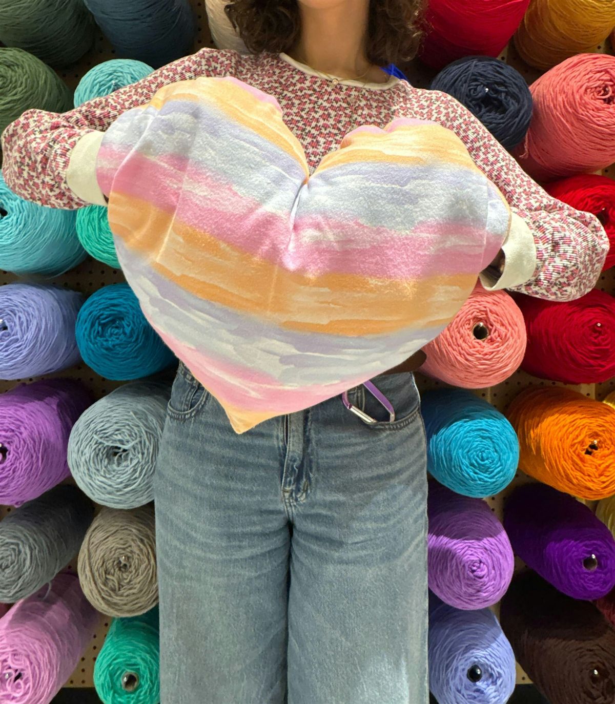 Beginner Sewing - Huggable Heart Pillow