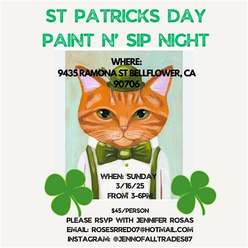 St. Patrick's Day Paint N Sip