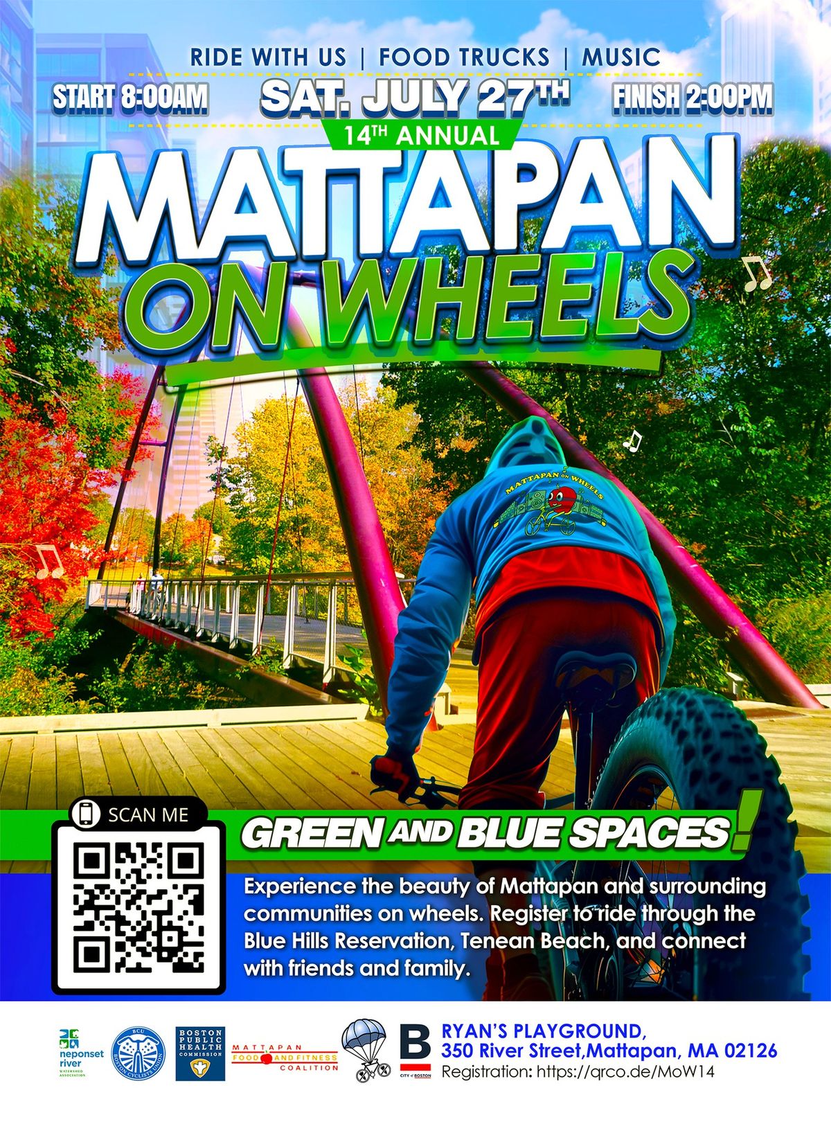 14th Annual Mattapan on Wheels: Green and Blue Spaces