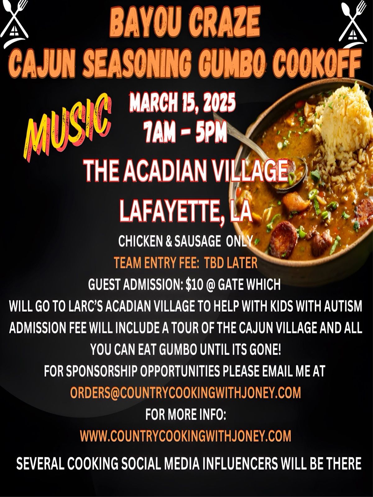 Bayou Craze Gumbo Cookoff in Lafayette, La 