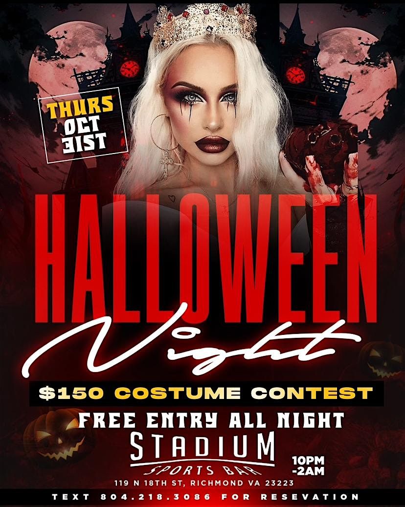 Halloween Night at Stadium Bar & Lounge | THU 10.31.24