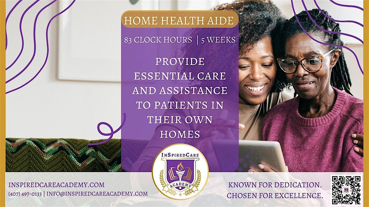 Home Health Aide Program- Get it done in 5 weeks!