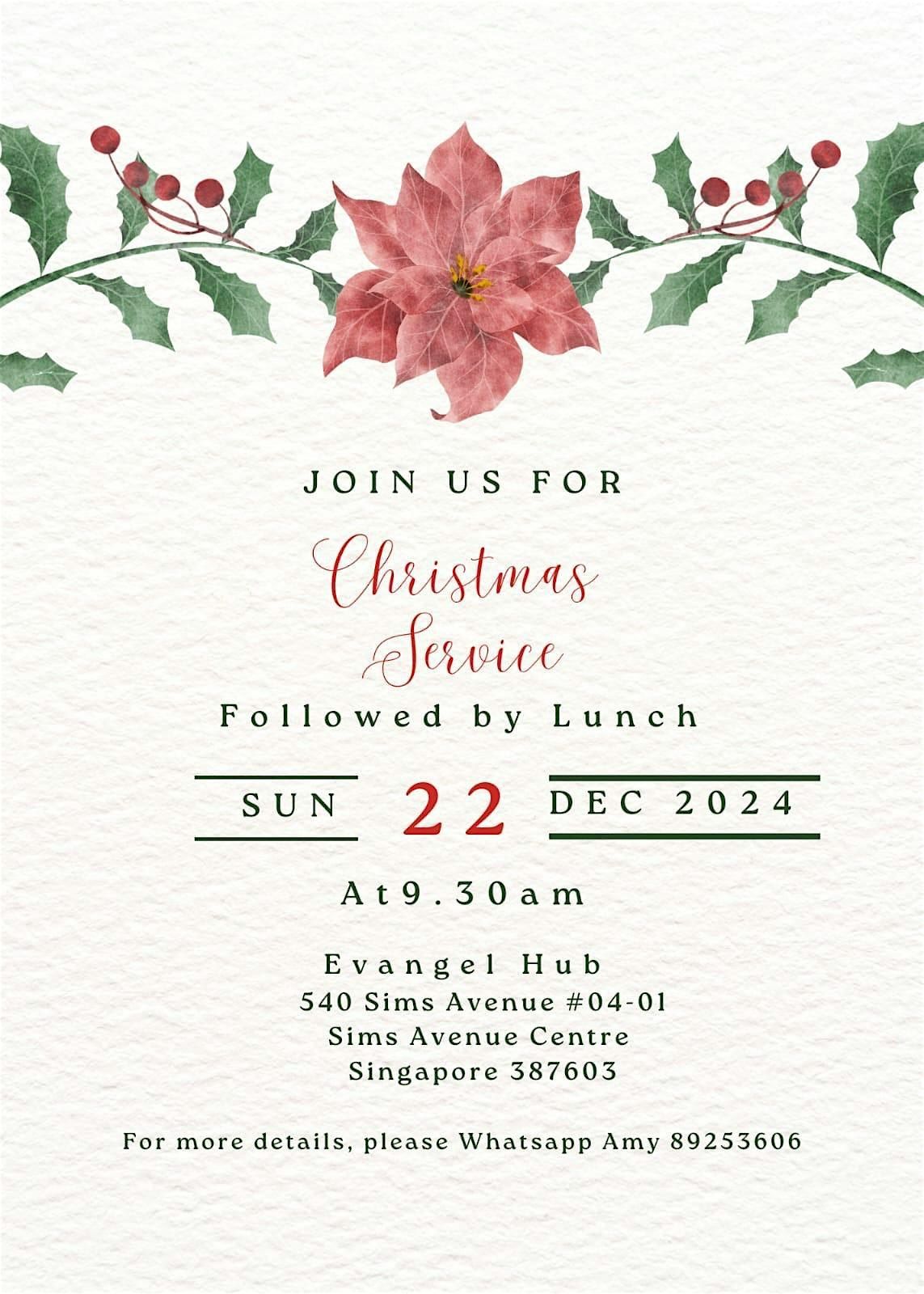 Christmas Service and Lunch [22 December 2024]