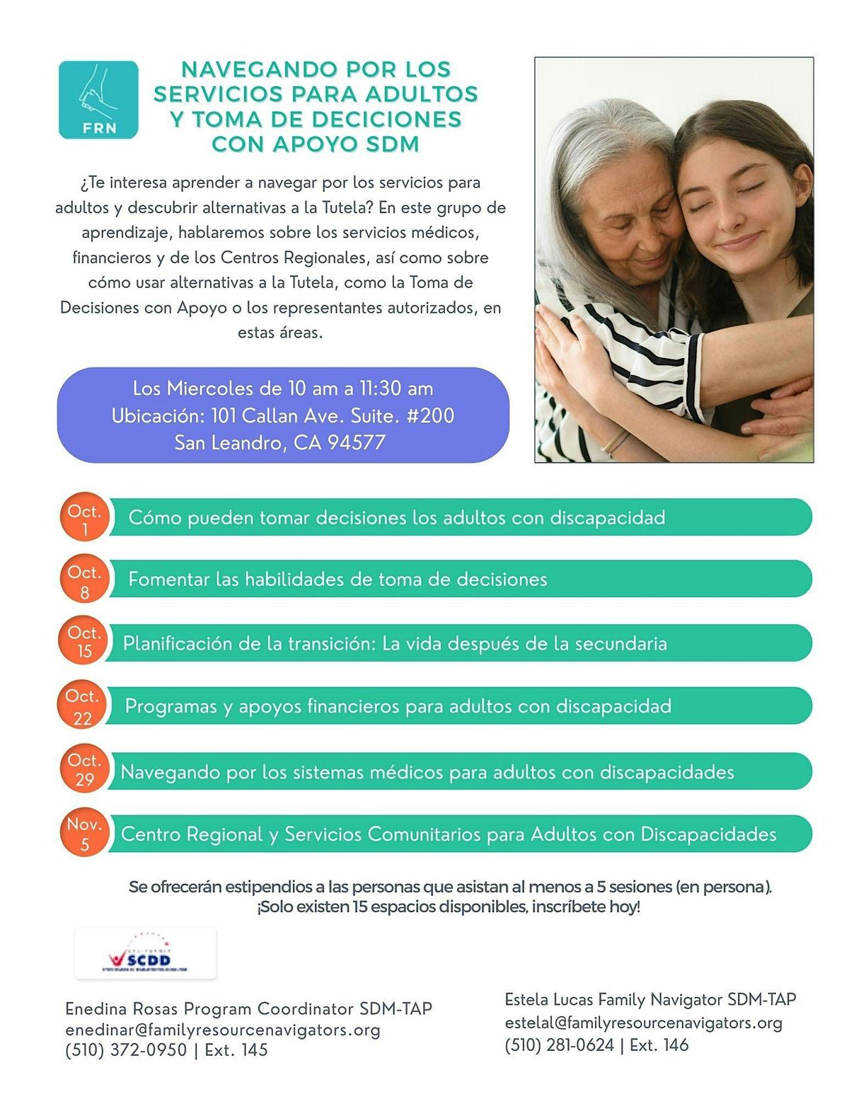 Navegando por los servicios para adultos y toma de decisiones con apoyo SDM