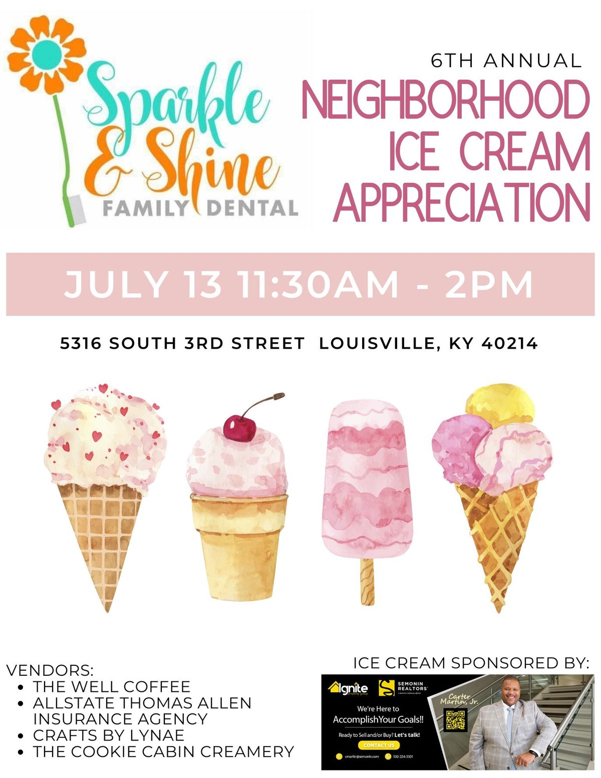 6th Annual Neighborhood Ice Cream Appreciation