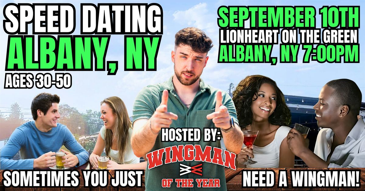 Speed Dating With Wingman Of The Year: Albany, NY