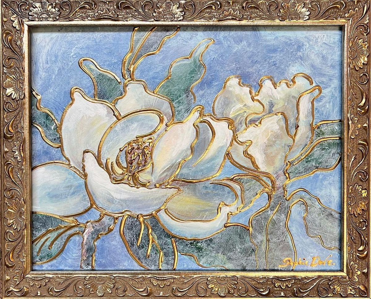 Paint Your Own Magnolia in Gold at the Hilltop