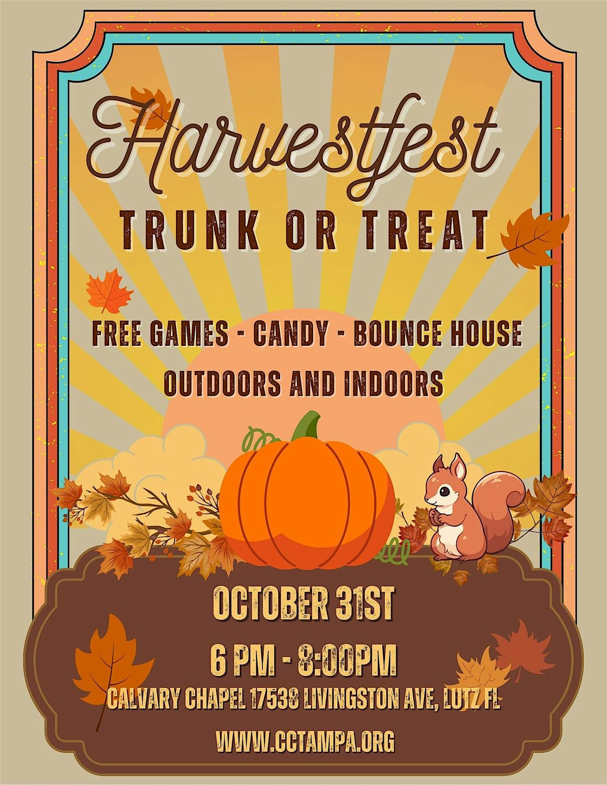 Harvestfest Trunk or Treat @ Calvary Chapel Tampa