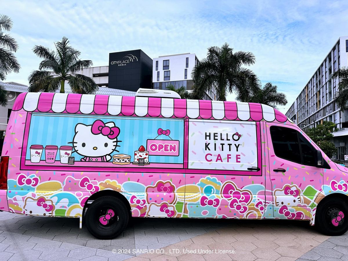 Hello Kitty Cafe Truck East - Doral \/ Miami Appearance