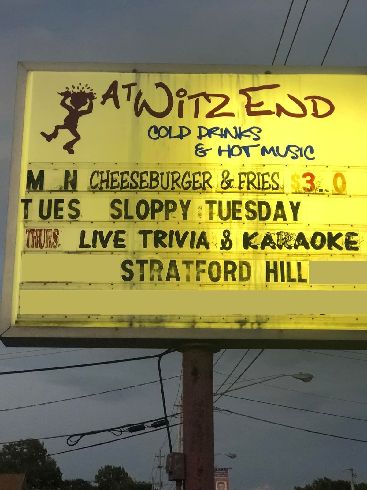 Stratford Hill play "At Witz End"