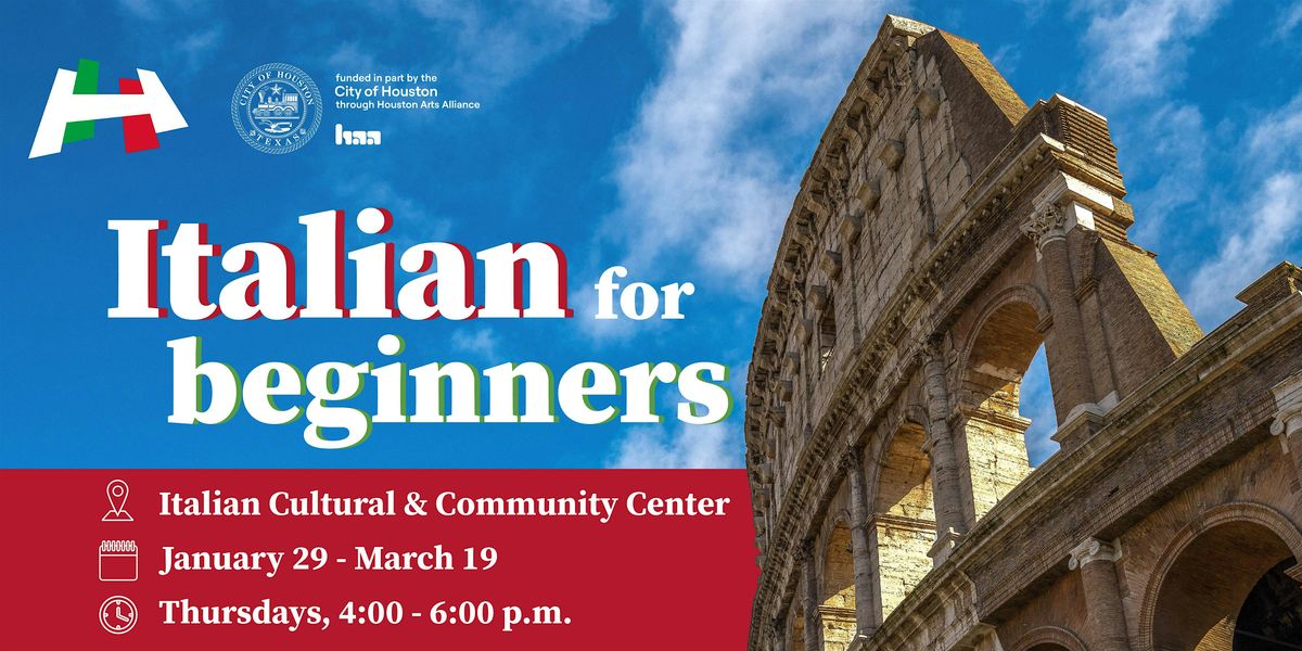 Italian for Beginners - A1S1