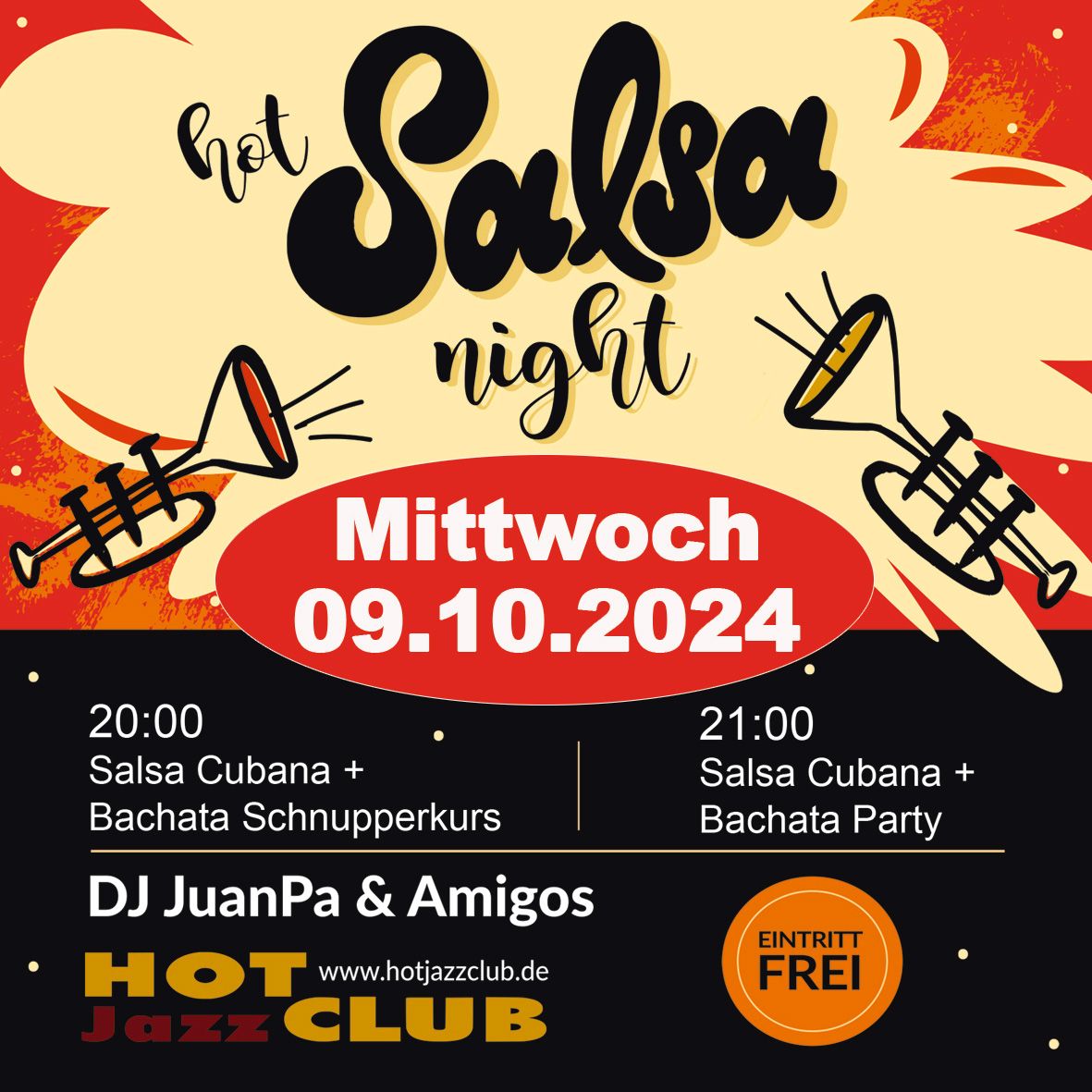 Hot Salsa & Bachata Night im Hot Jazz Club - MS