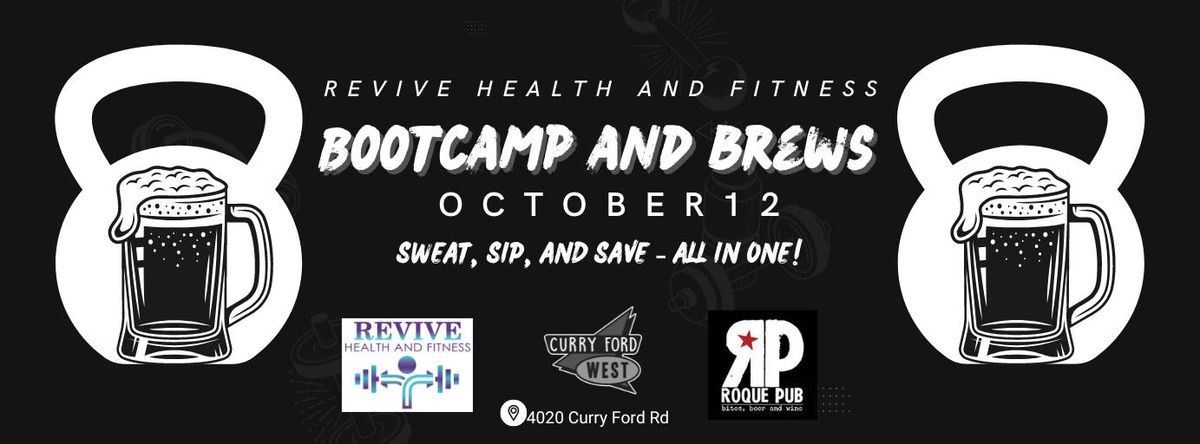 Bootcamp and Brews with Revive Health and Fitness and Roque Pub